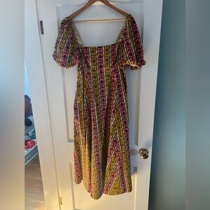 Hill House Home Matilda Dress Ikat Topiary Medium